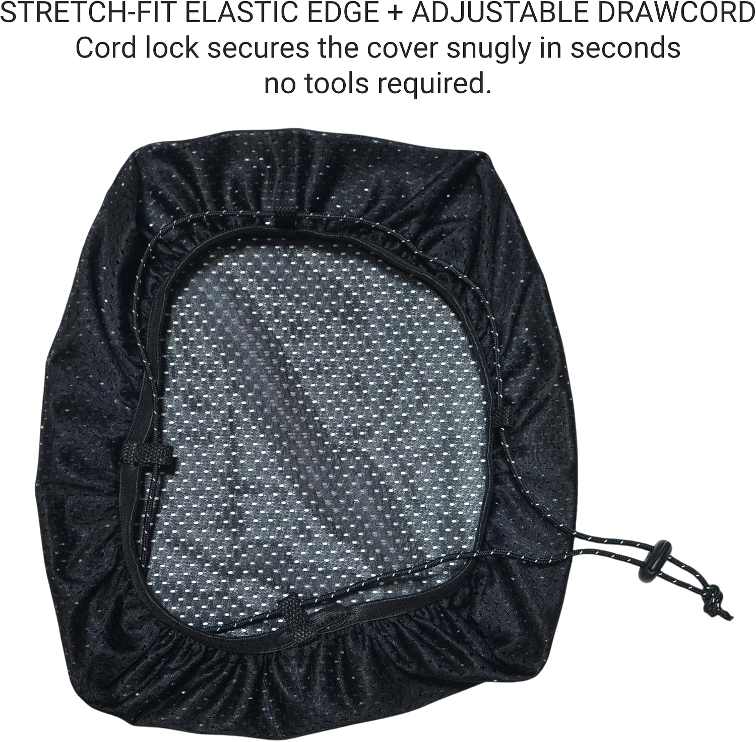 Starlink Mini Dish Cover, Signal-Friendly Black Mesh, Low-Profile Design