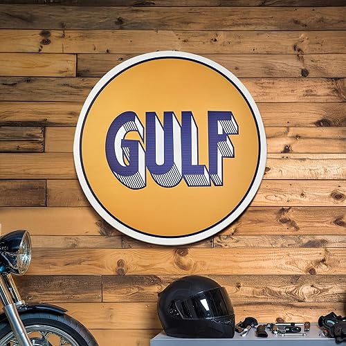 Miniatura 22 de American Art Decor Letrero de metal con forma de cúpula – Decoración retro de habitación para bar, cueva de hombre, garaje, sala de juegos,