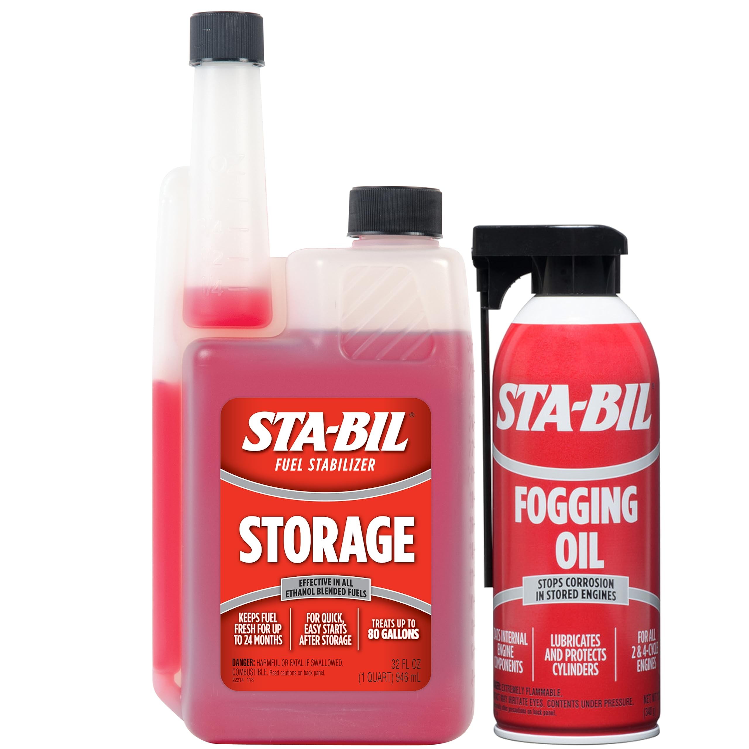 STA-BIL Fall Storage Basics Storage Fuel Stabilizer (32 Oz) Fogging Oil