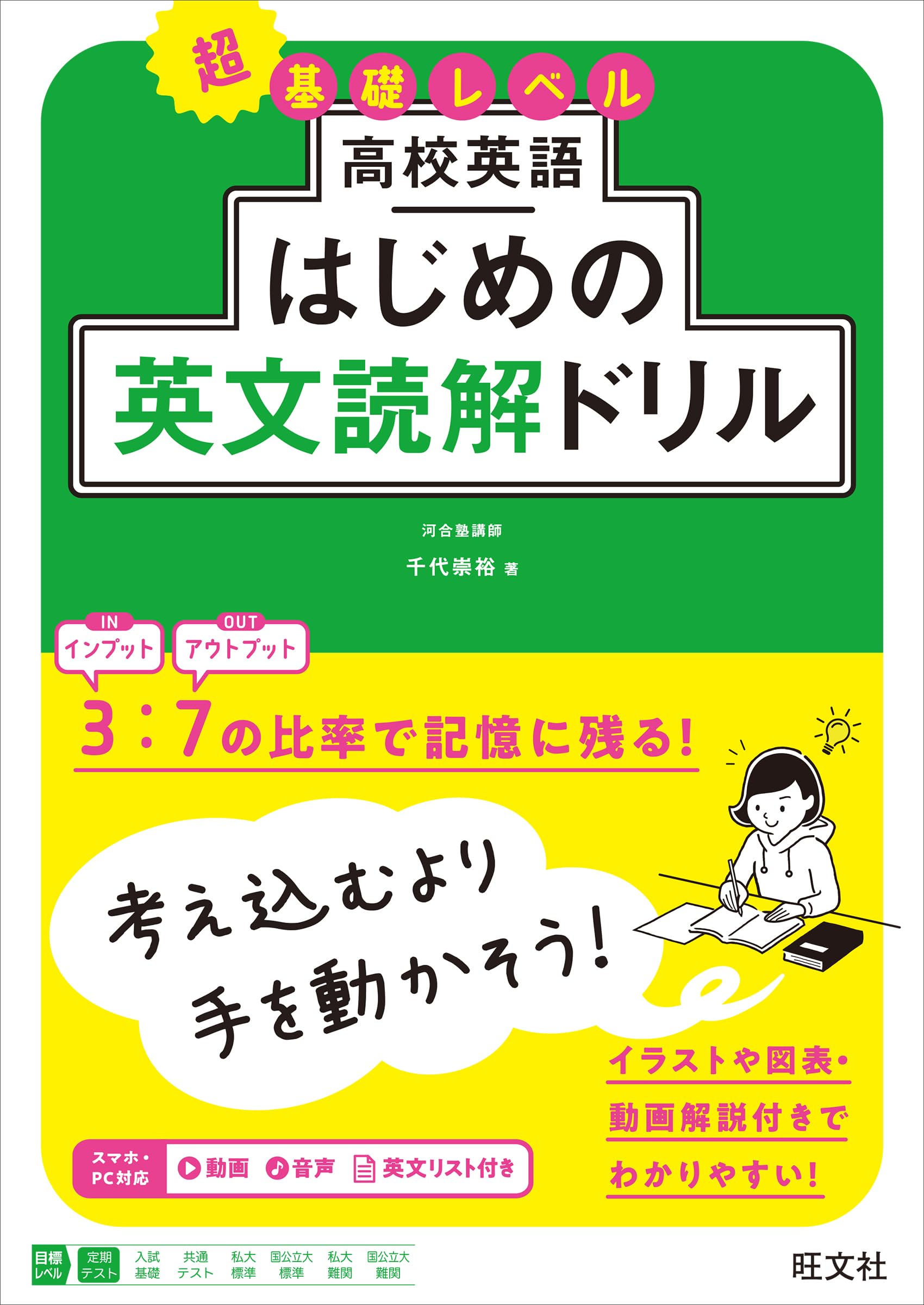 Amazon.co.jp: 高校英語 はじめの英文読解ドリル : 千代 崇裕