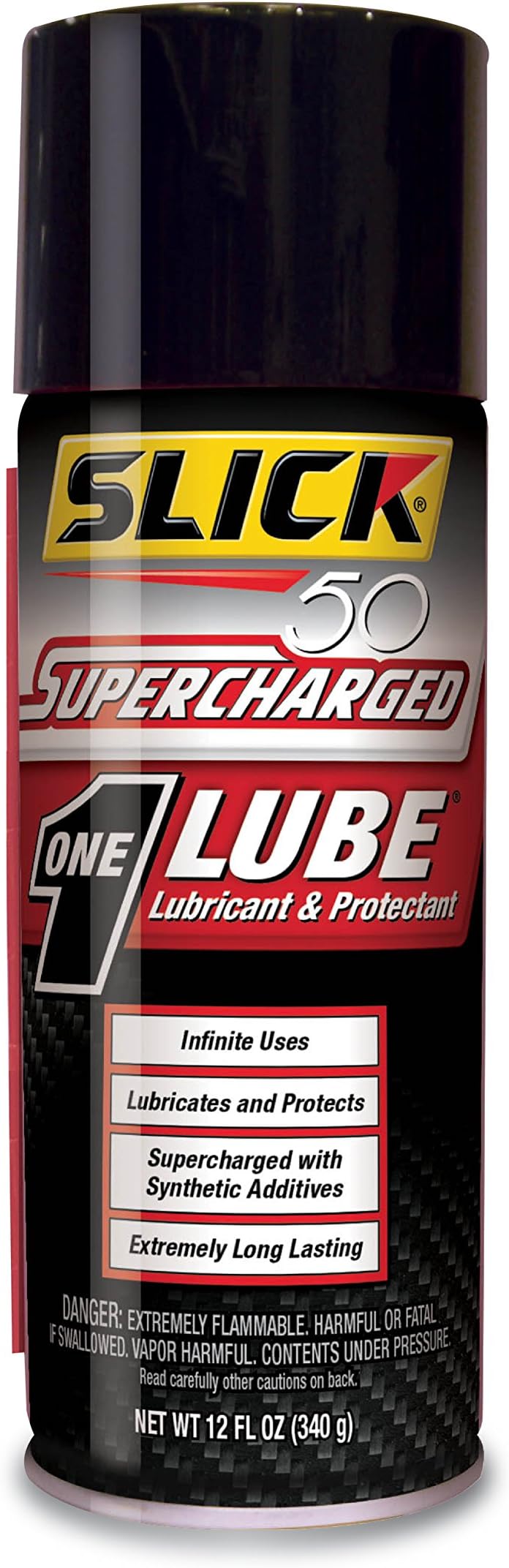 Slick 50 Supercharged One Lube Lubricant & Protectant Spray | 12 oz., 12-Pack