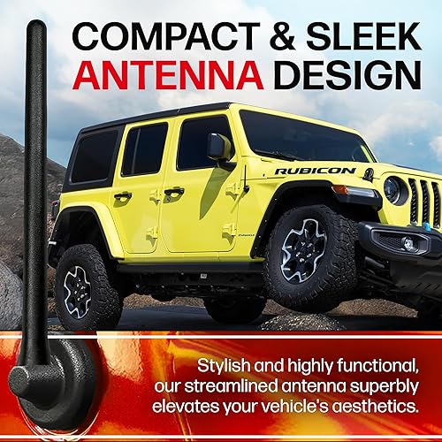 Miniatura 7 de AntennaMastsRus - Antena de repuesto compatible con Jeep Wrangler y Gladiator 2007-2020
