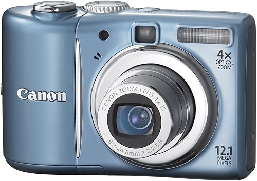 Miniatura 3 de Canon PowerShot A1100IS Cámara digital de 12,1 MP con zoom estabilizado de imagen óptica 4x y pantalla LCD de 2,5 pulgadas (azul) (Modelo antiguo)