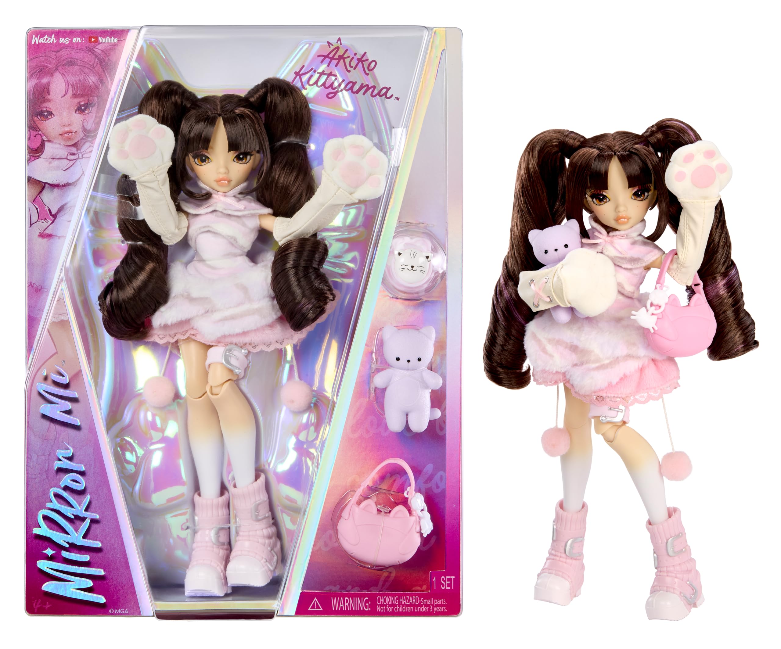 Akiko Kittyama Modna lalka – Przyjemne emocje, 15+ punktów artykulacji