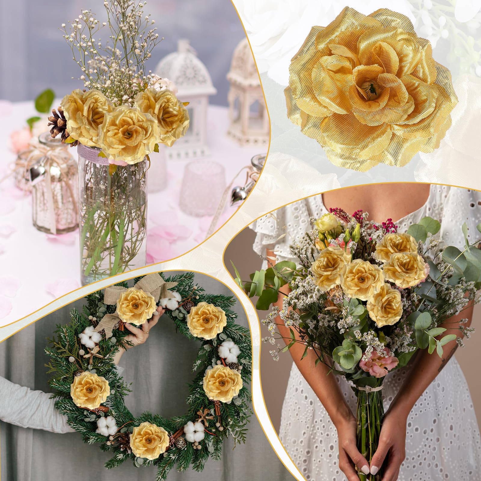 Kleine Goldtalent Decoratie - Decoratieve Kunstbloemen