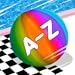 AZ Ball Run ABC Alphabets Rush Race 3D - A to Z Ball Runner Color Balls Merge ASMR Puzzle Game