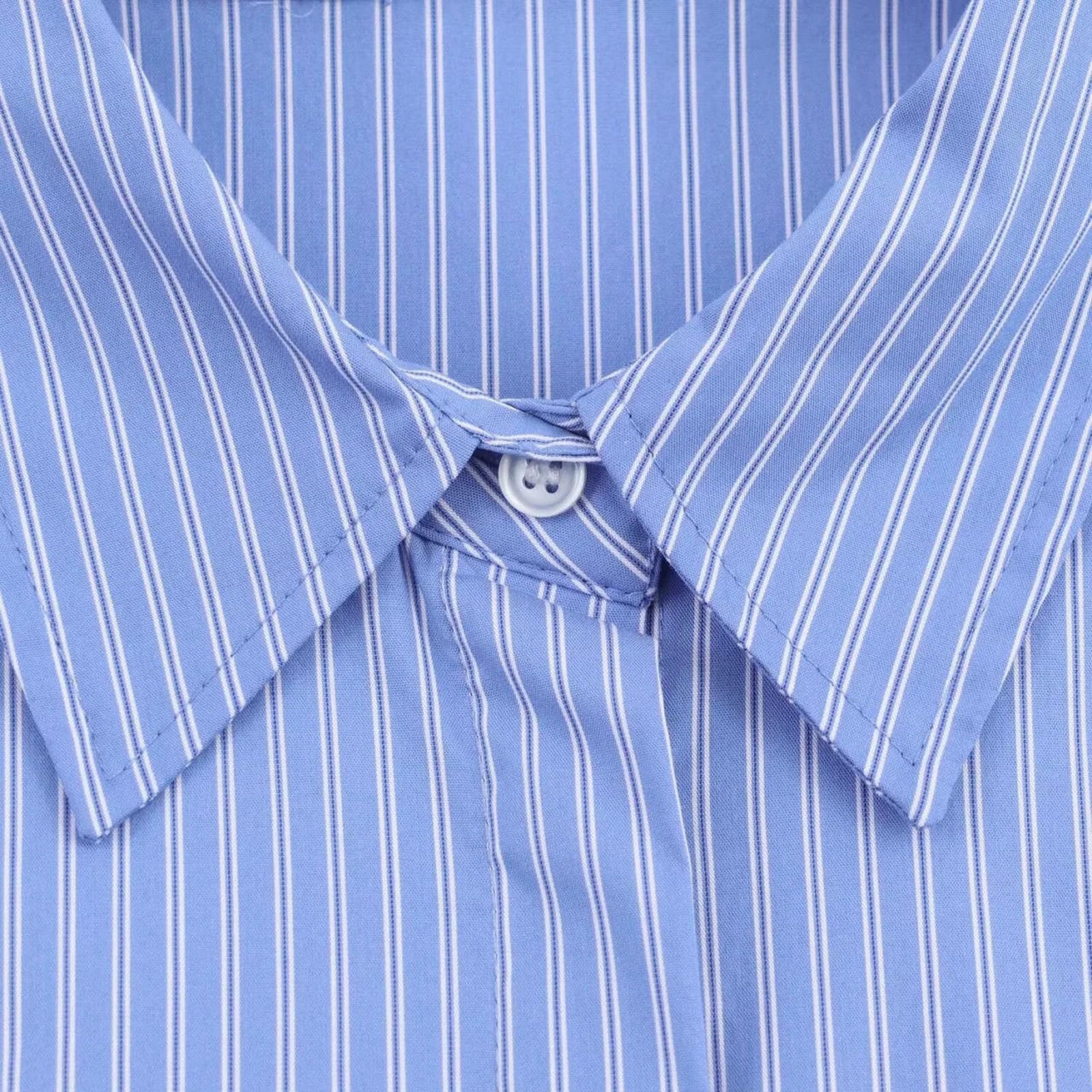 Camicia Donna Camicie in Popeline Monopetto A Maniche Lunghe con Colletto Rovesciato Primavera Autunno Camicette Decorazione Fiocco da Abbigliamento Casual Femminile-Marrone-XS