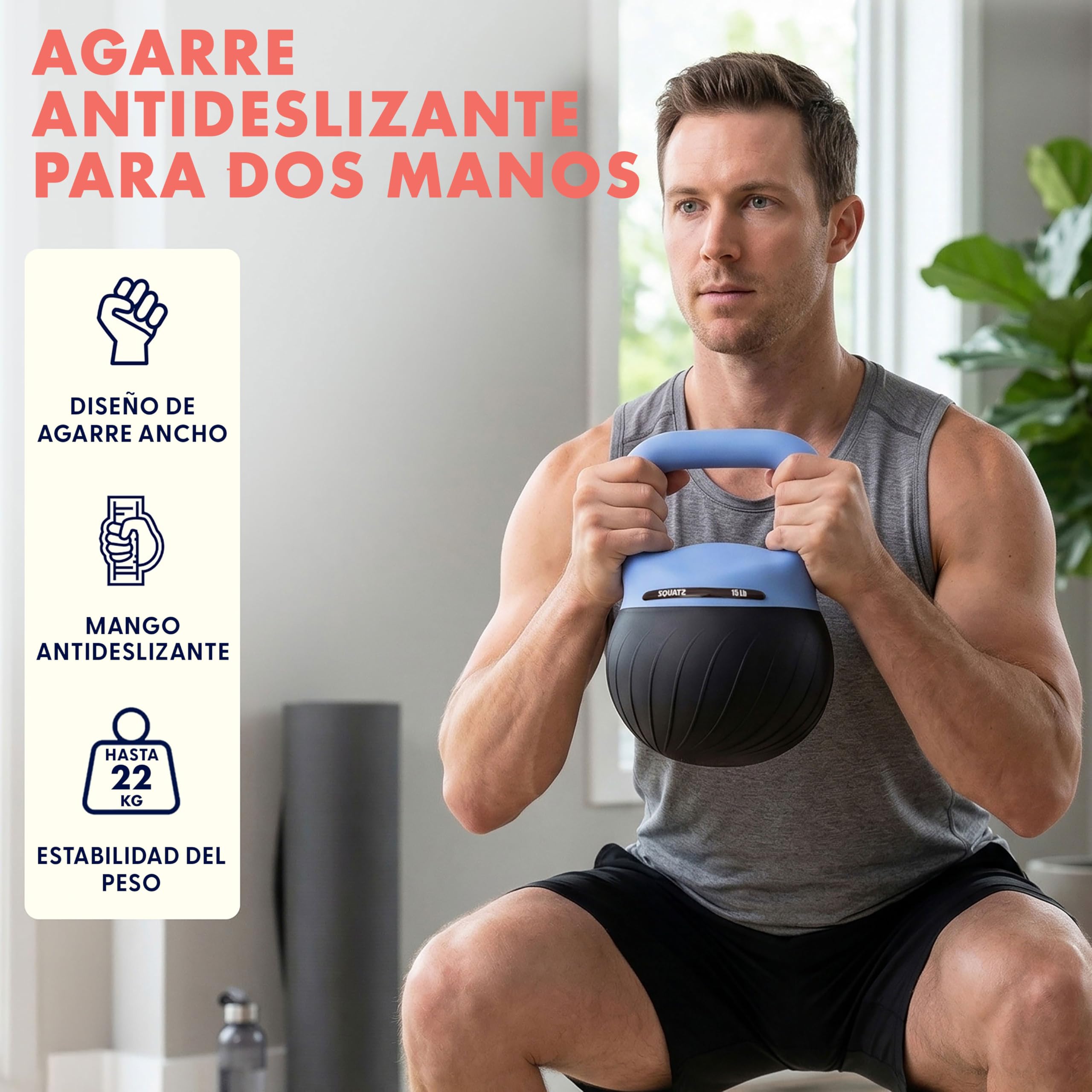 Squatz Set de Pesas Rusas, Kettlebells