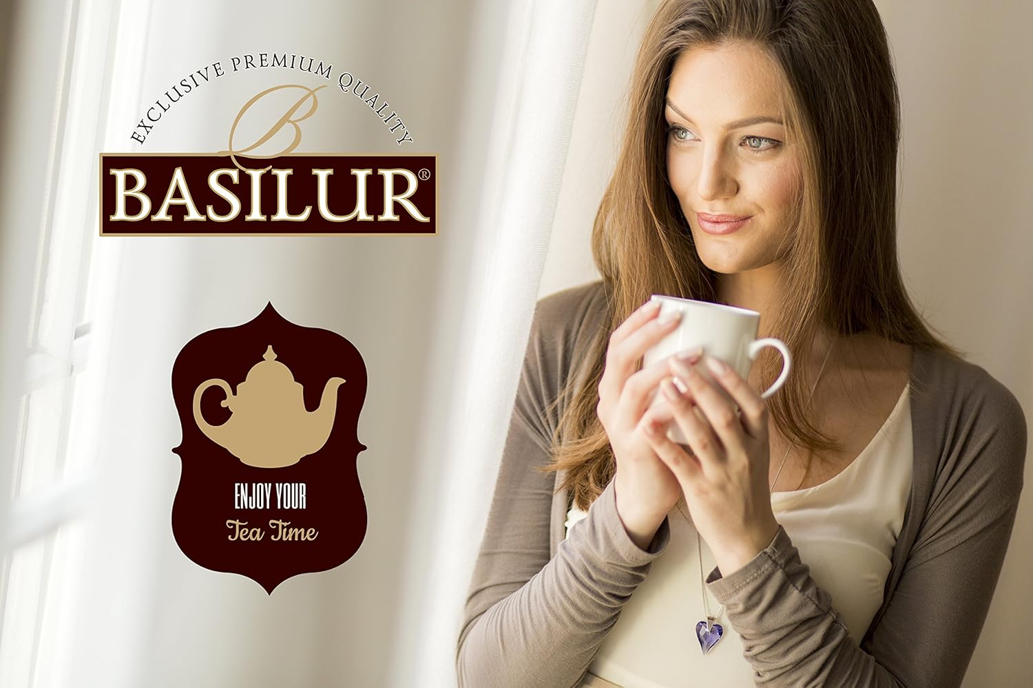 Basilur | Love Story Collection | Tea Book Volume II | Black & Green Tea with Natural Amaranth and Flavors of Almonds & Rose | Collectable Metal Caddy | Loose Leaf Tea | 100g