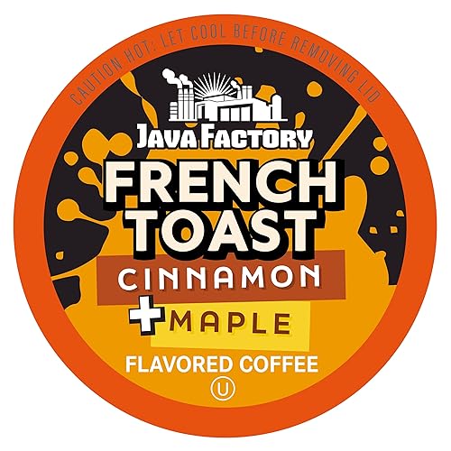 Java Factory Coffee Pods Cinnamon and Maple Flavored Coffee for
