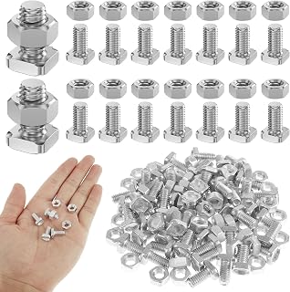 50Pcs Greenhouse Bolts Nuts Set, Aluminum Bolts and Nuts Tool Accessory Set