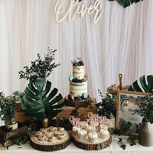 Miniatura 26 de Rsstarxi Paquete de 30 adornos para cupcakes de 15 cumpleaños con purpurina Mis Membrillo 15 desde 2010 Feliz 15º Cupcake Toppers Quince Cheers to