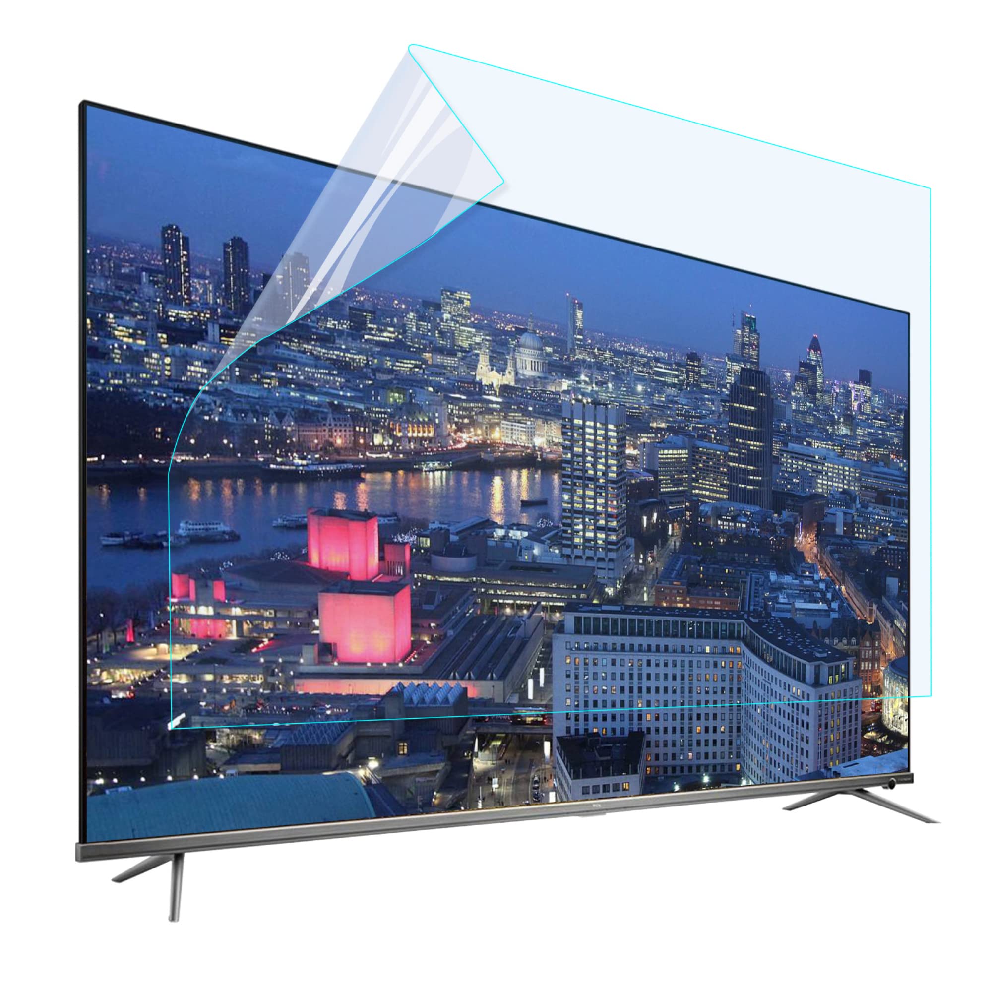 TV Screen Protector 65 inch, Anti-Scratch LCD Display Protector Film, No Bubble Film, for Sony, Samsung, Hisense, LG Etc / 65in 1440x809mm