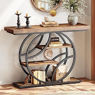 29 Entryway Wall Ideas Guests Will Notice The Moment They Walk In 126 Huuger 41.3 Inch Entryway Table, Industrial Console Sofa Table with Stor...