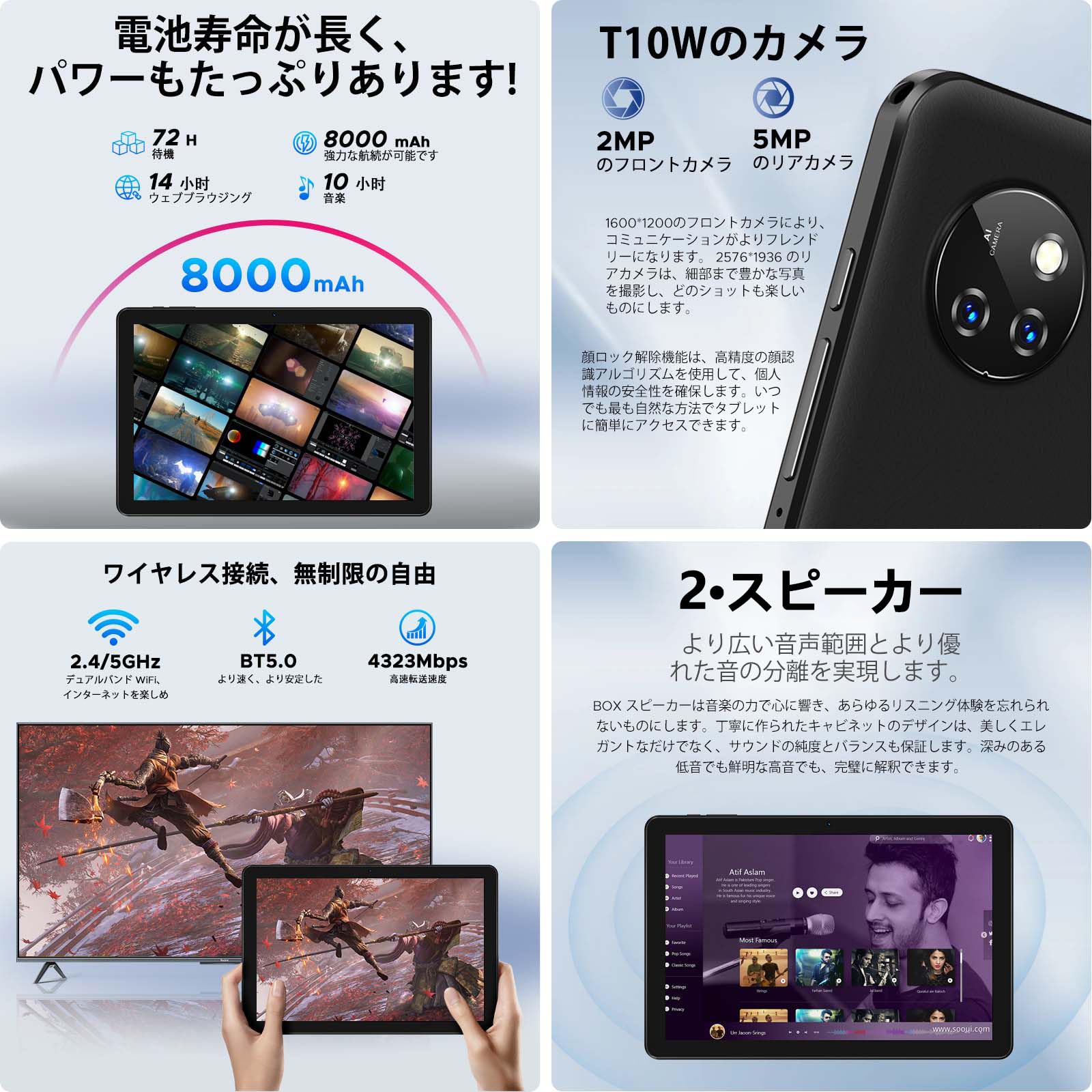 1品限り❤️DOOGEE SIMフリータブレット 10インチ Android 15 Amazon.co.jp: 【Android15 タブレット10インチ】 DOOGEE T10W