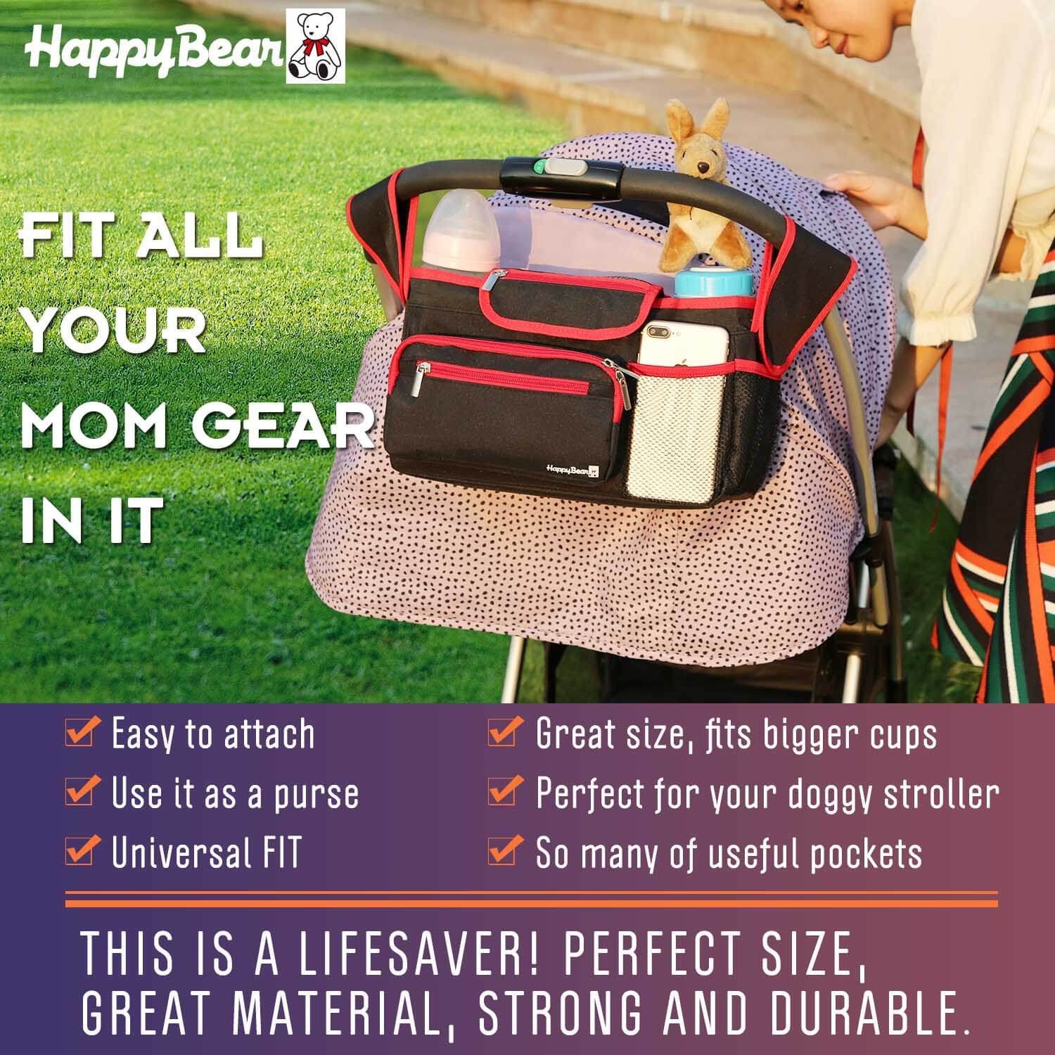 nuna stroller caddy