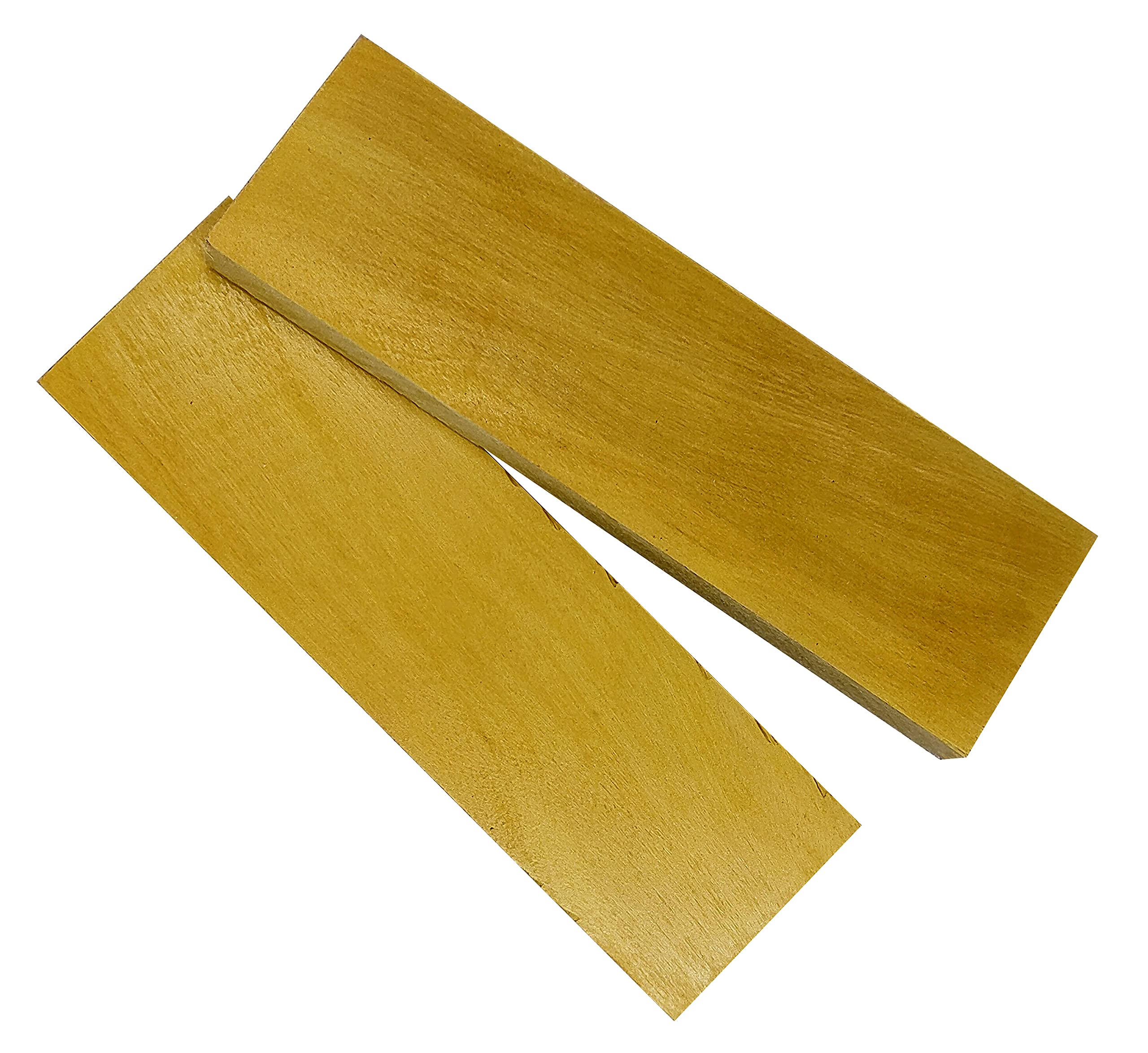 Yellow Heart Knife Scales