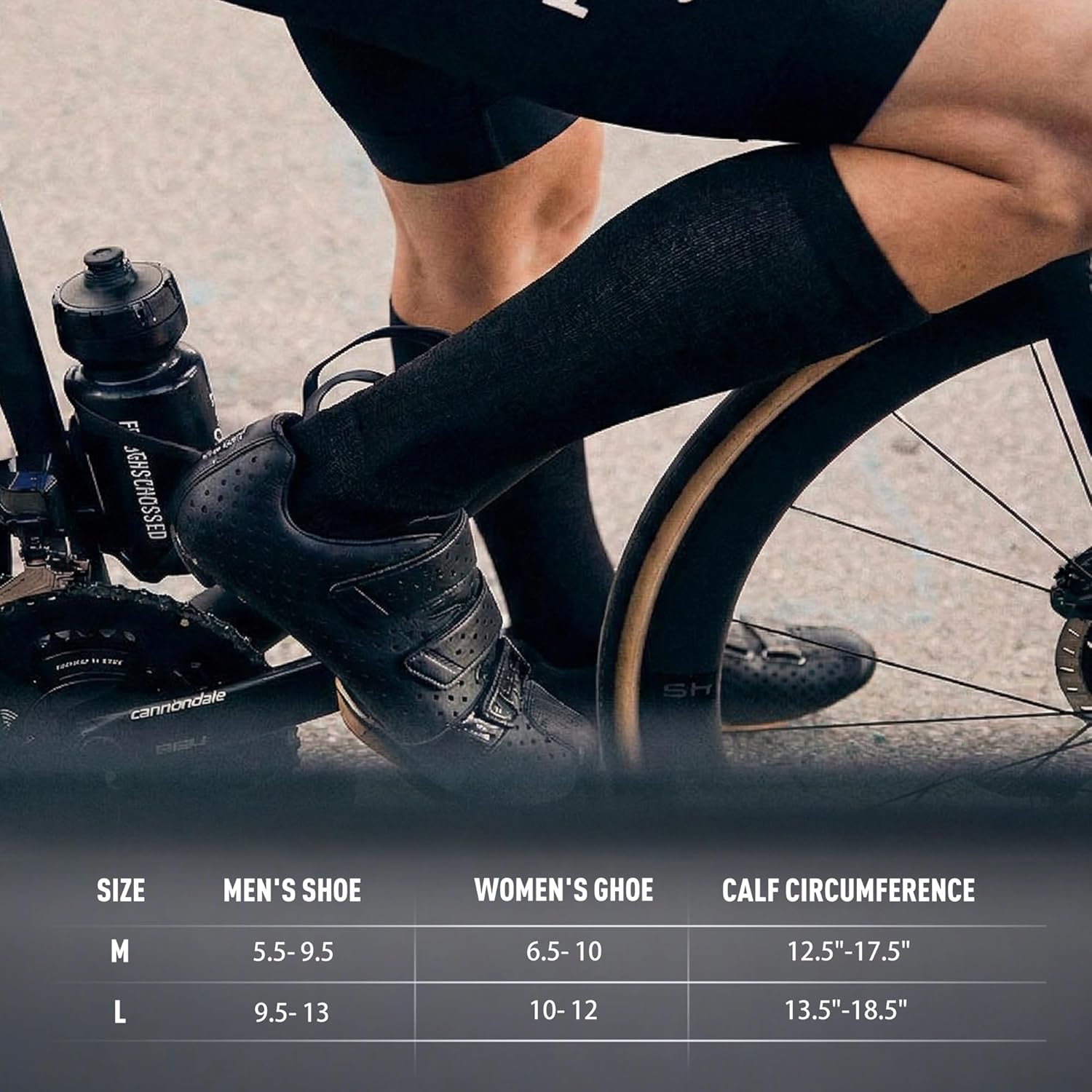 LEVSOX Bamboo Viscose Graduated Compression Socks for Women&Men - Cushioned Knee-High 20-30 mmHg Support Socks - Image 7