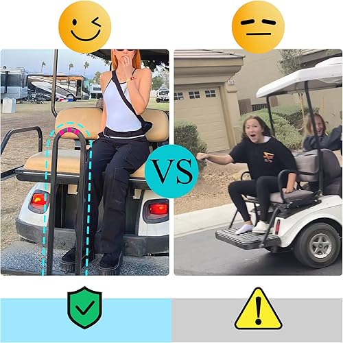 Miniatura 7 de 10L0L Golf Cart Rear Safety Grab Bar Universal Fits EZGO Yamaha Club Car