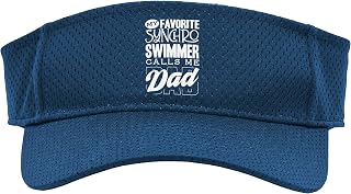 My Synchro Swimmer Calls Me Dad Synchronized Swimming Sport Sun Visor