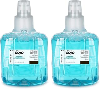 GOJO Pomeberry Foam Handwash, Pomegranate Scent, 1200 mL Hand Soap Refill LTX-12 Dispenser (Pack of 2) - 1916-02