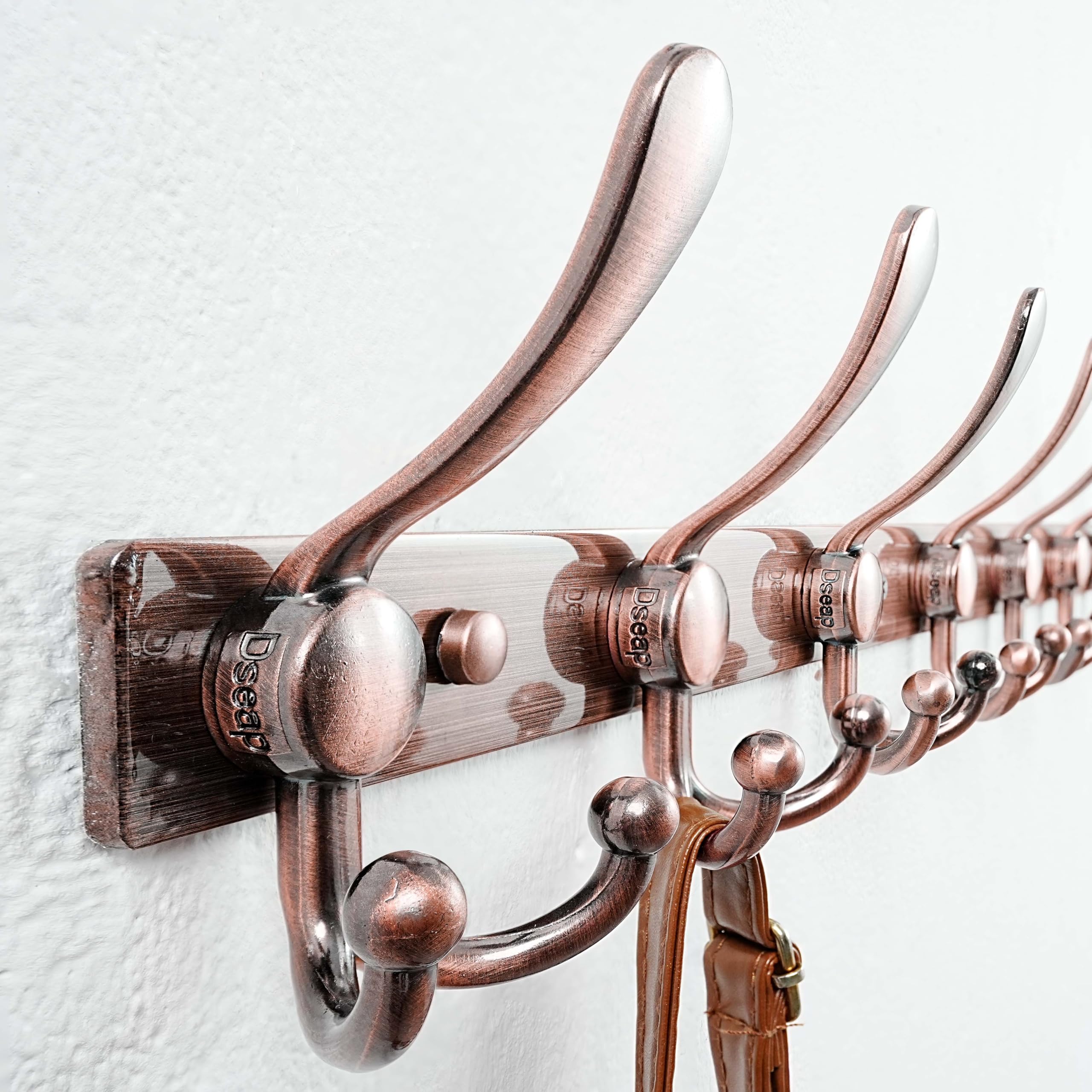 Dseap Wall Coat Rack 94cm, Heavy Duty 300% Thicker, Modern Stainless Steel - Image 2