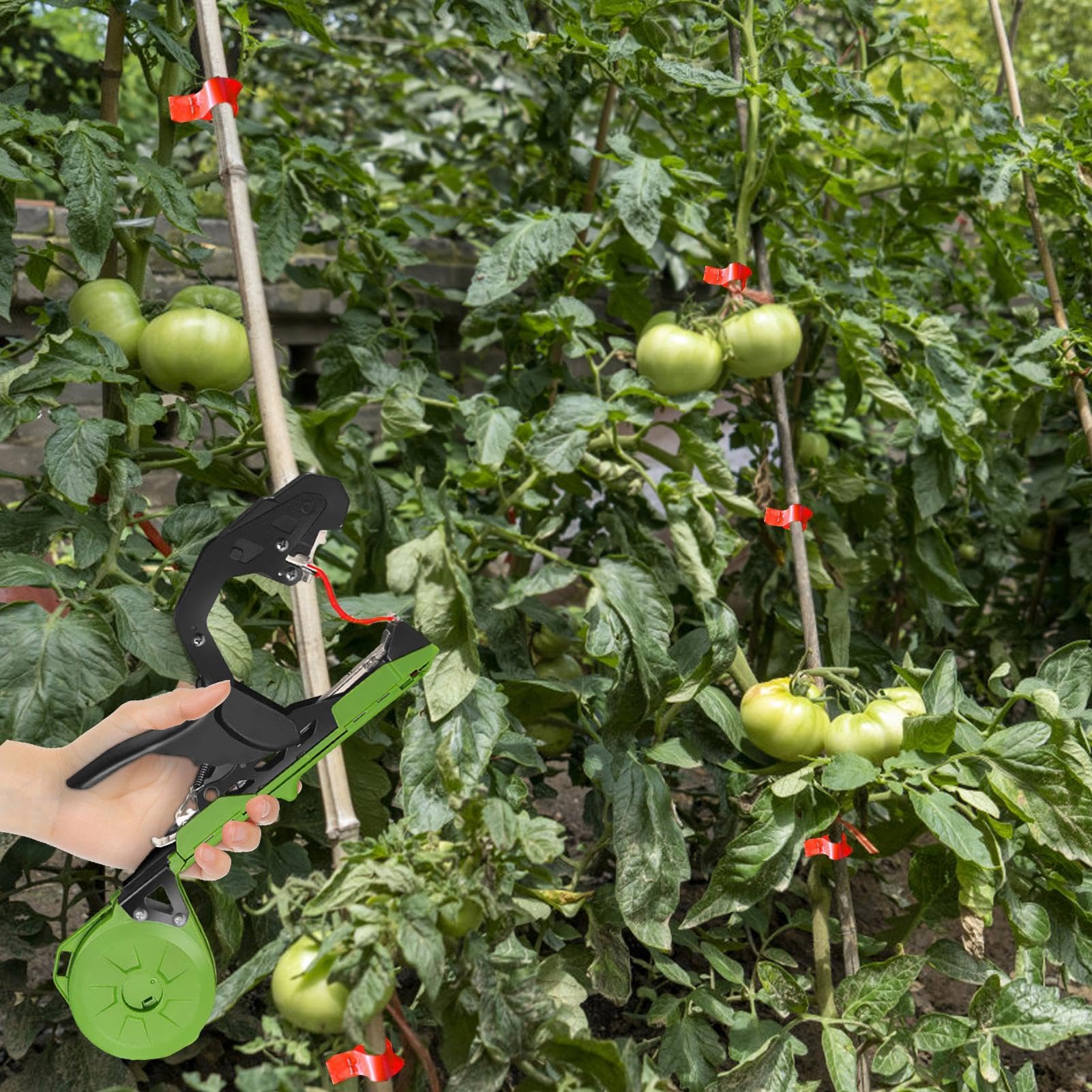 Outils coniques de jardin – Machine à ruban adhésif de jardin | Outils de jardinage portables pour attacher des , ruban adhésif pour les agriculteurs, raisins, | Outil à Ruban de Jardinage Pour Tomates, Raisins, Légumes, Concombres, Poivrons, Fleurs,