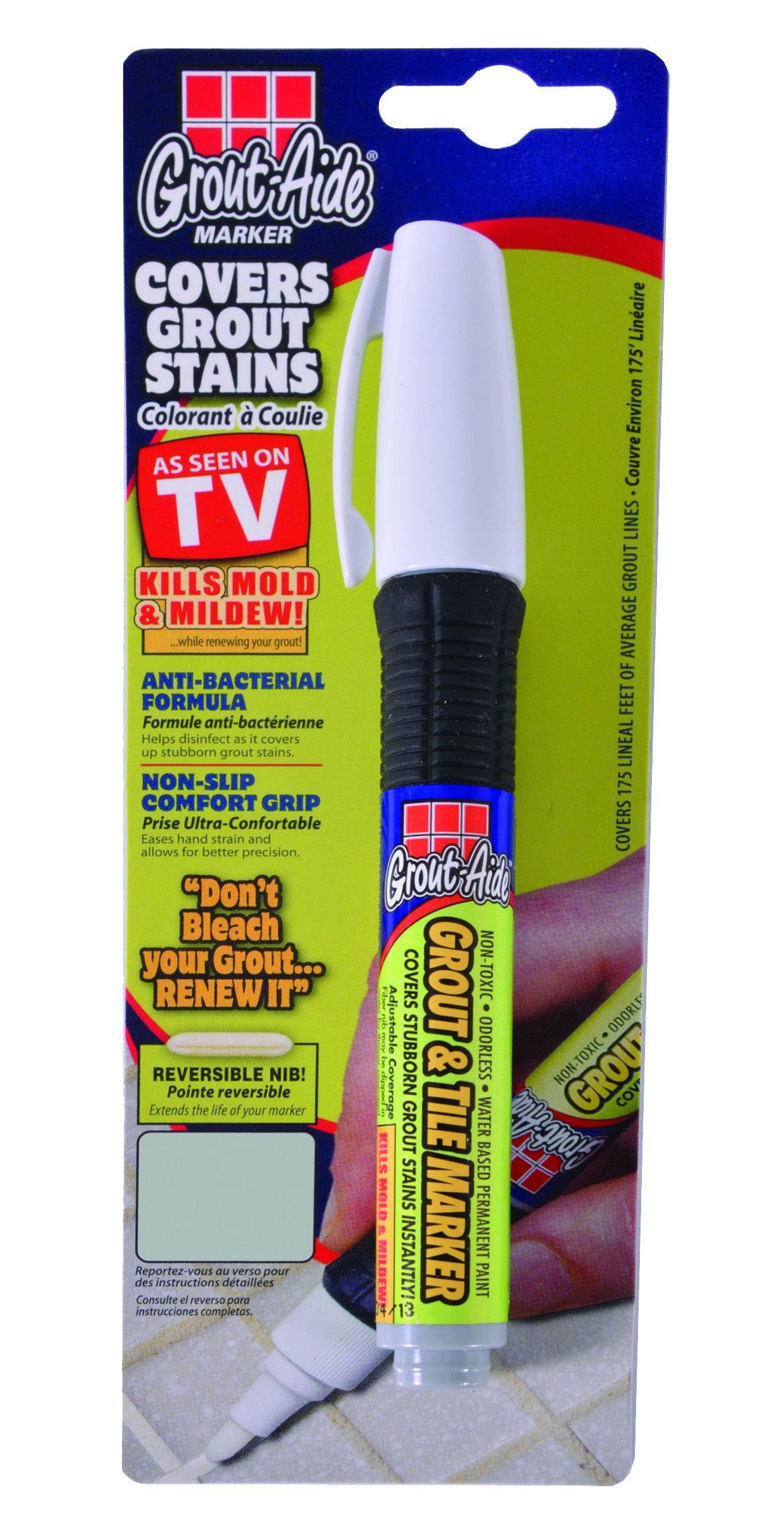 Grout-Aide 05031 Marker, 9.8ml, Grey