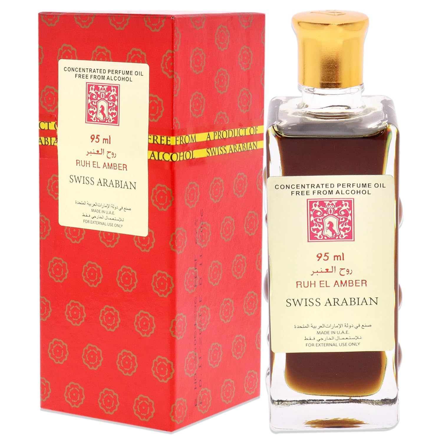 Swiss Arabian Ruh El Amber ER8E for Unisex - 3.2 oz Parfum Oil