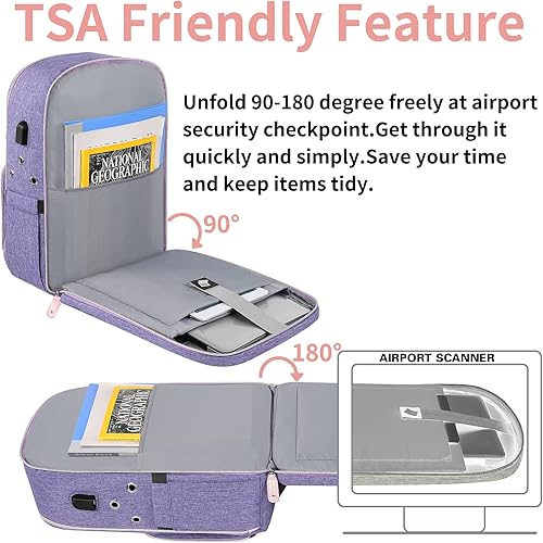 Vista 12 de Bolsa de ganchillo, mochila de tejido y organizador de bolsas con puerto de carga USB, bolsa grande de almacenamiento de hilo Negro