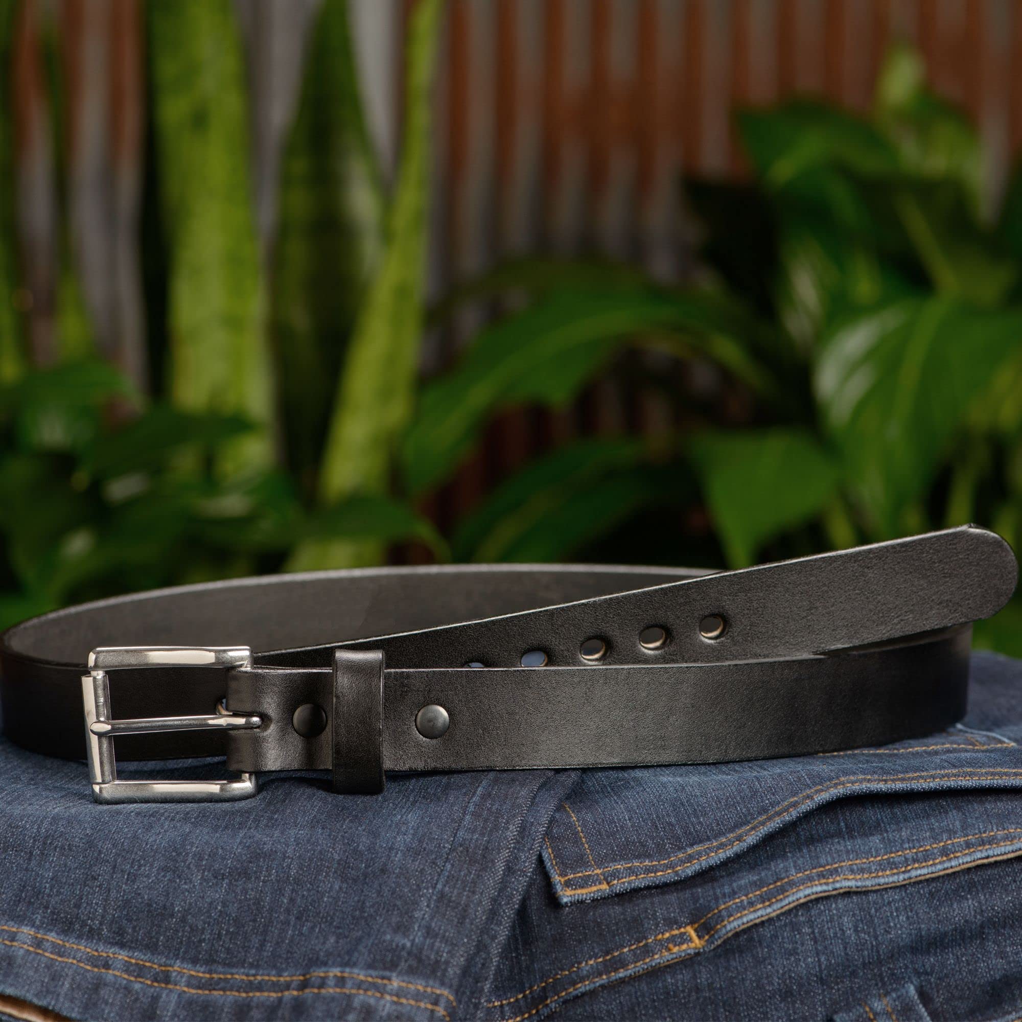 BullhideBelts.com The Eastwood Mens Leather Belt for Casual, Dress, CCW, 1.25