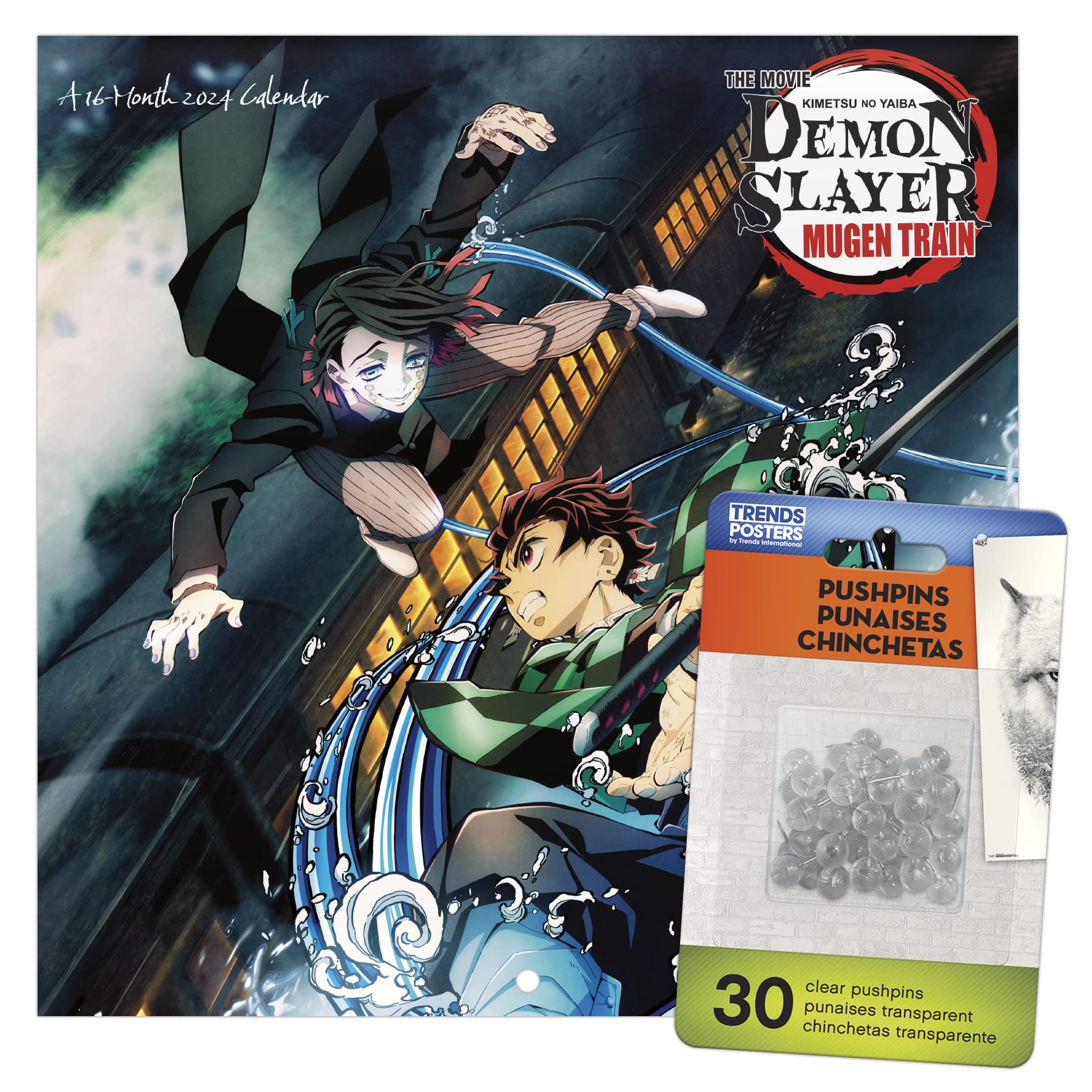 Amazon.co.jp: 【2024年】鬼滅の刃 ミニ壁掛けカレンダー&押し