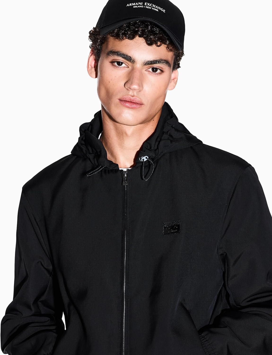 Armani Exchange mens Twill Hooded Jacket - Image 2