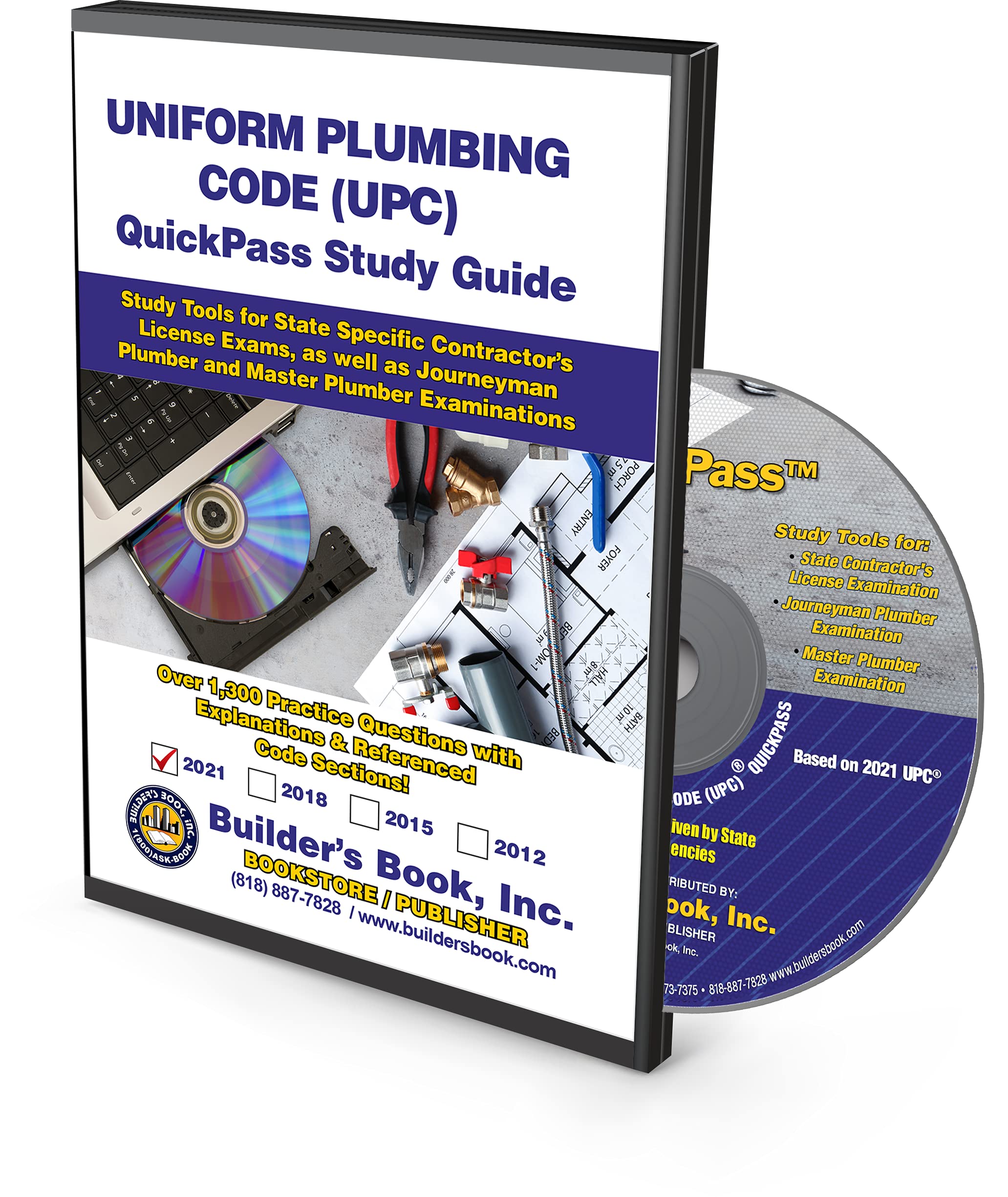 2021 Uniform Plumbing Code Interactive CD-ROM QuickPass Study Guide