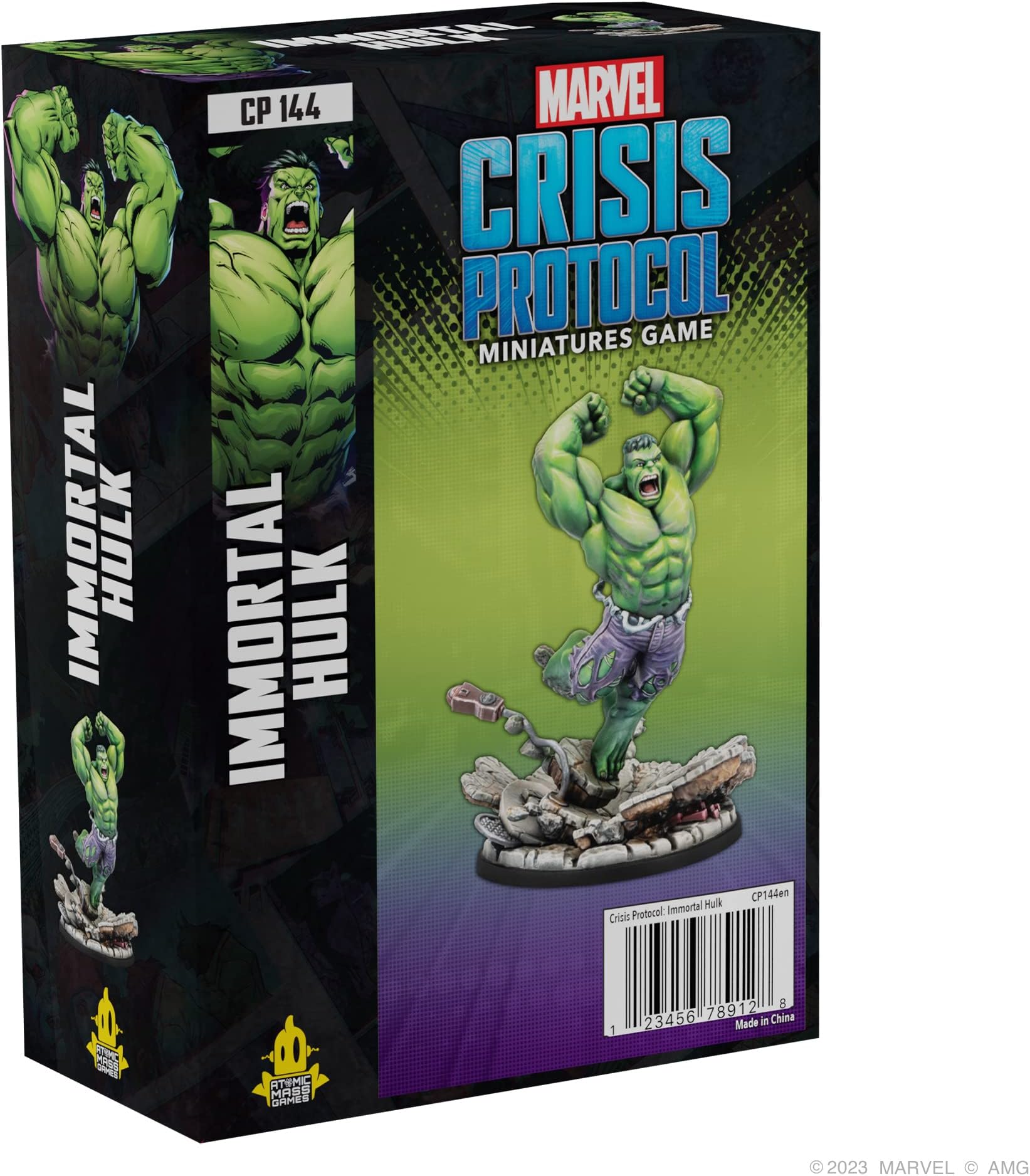 Marvel: Crisis Protocol Immortal Hulk CHARACTER PACK - Unleash the Eternal Smash! Tabletop Superhero Game, Ages 14+, 2 Players, 90 Minute Playtime, Made by Atomic Mass Games
