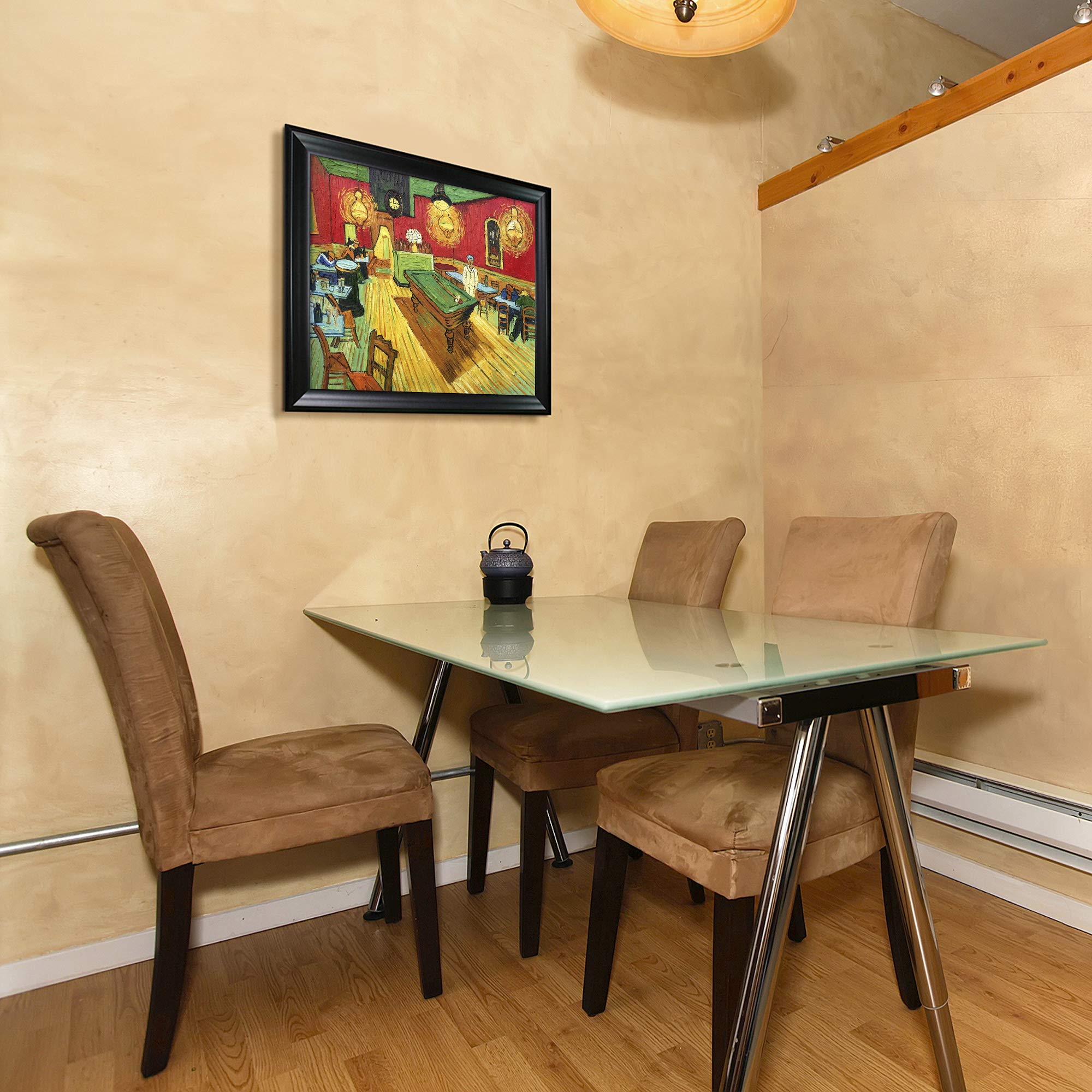 Amazon.co.jp: overstockArt・ファン・ゴッホ夜のカフェでペイント