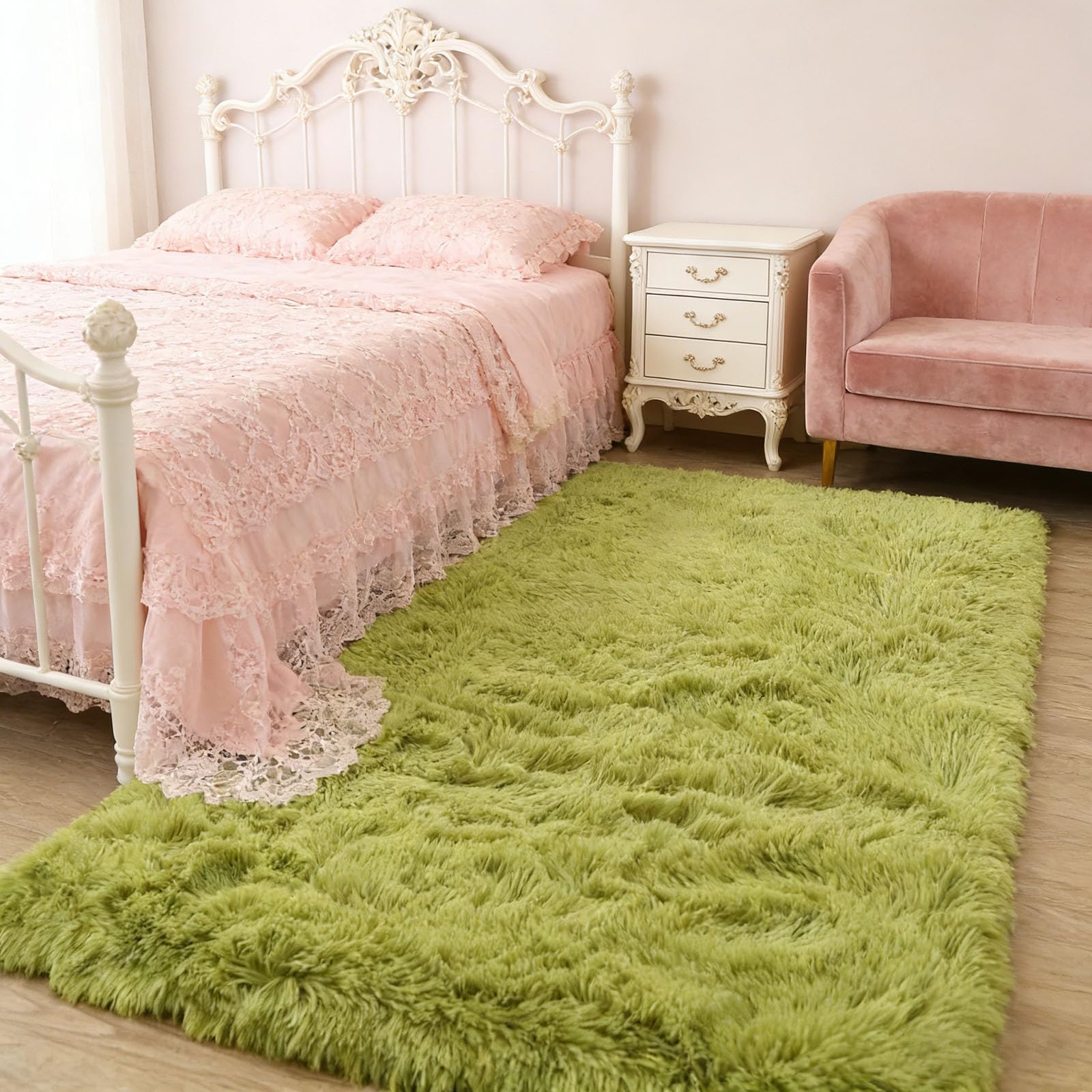 Grand tapis de salon doux lavable crée un coin de jeu sécurisé enfant