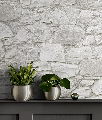 Vista 12 de Surface Style - Papel tapiz para despegar y pegar, papel tapiz rústico para dormitorio, tocador, cocina, autoadhesivo, vinilo, cobertura de 30.75