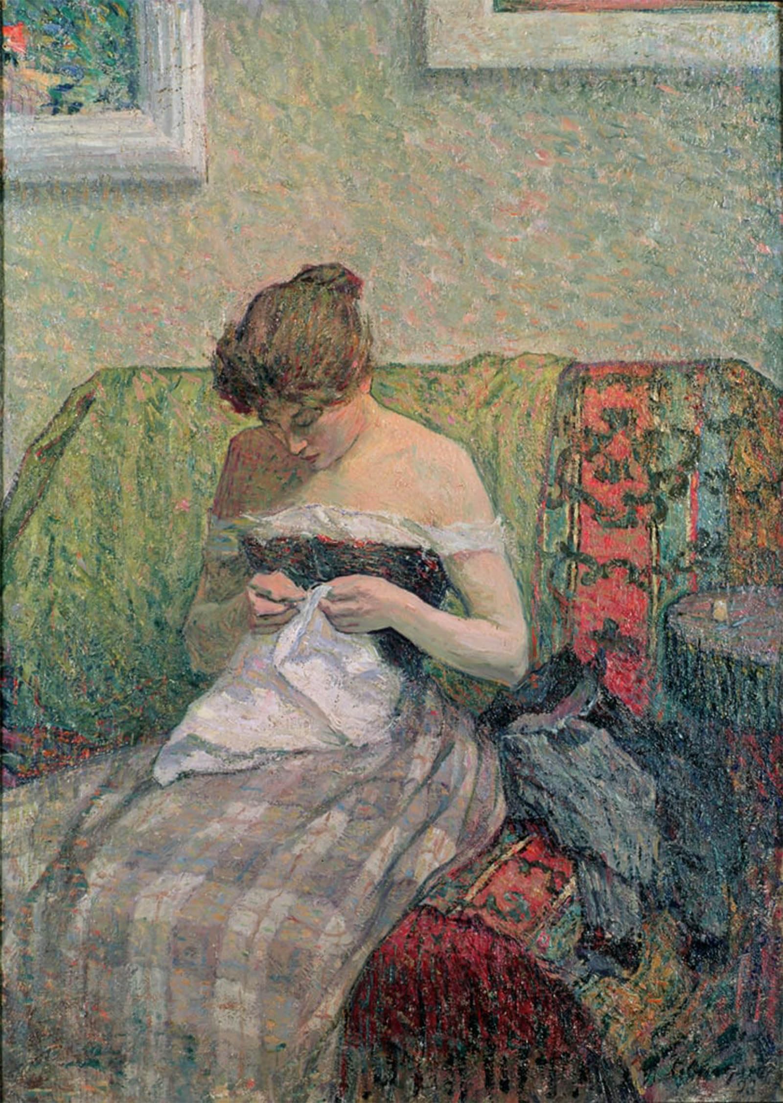 ARTXLXXBN Famous Art Print Poster Vintage Wall Art Famous Painting by Henri Lebasque Canvas Art Poster for Home Decor 60x90cm