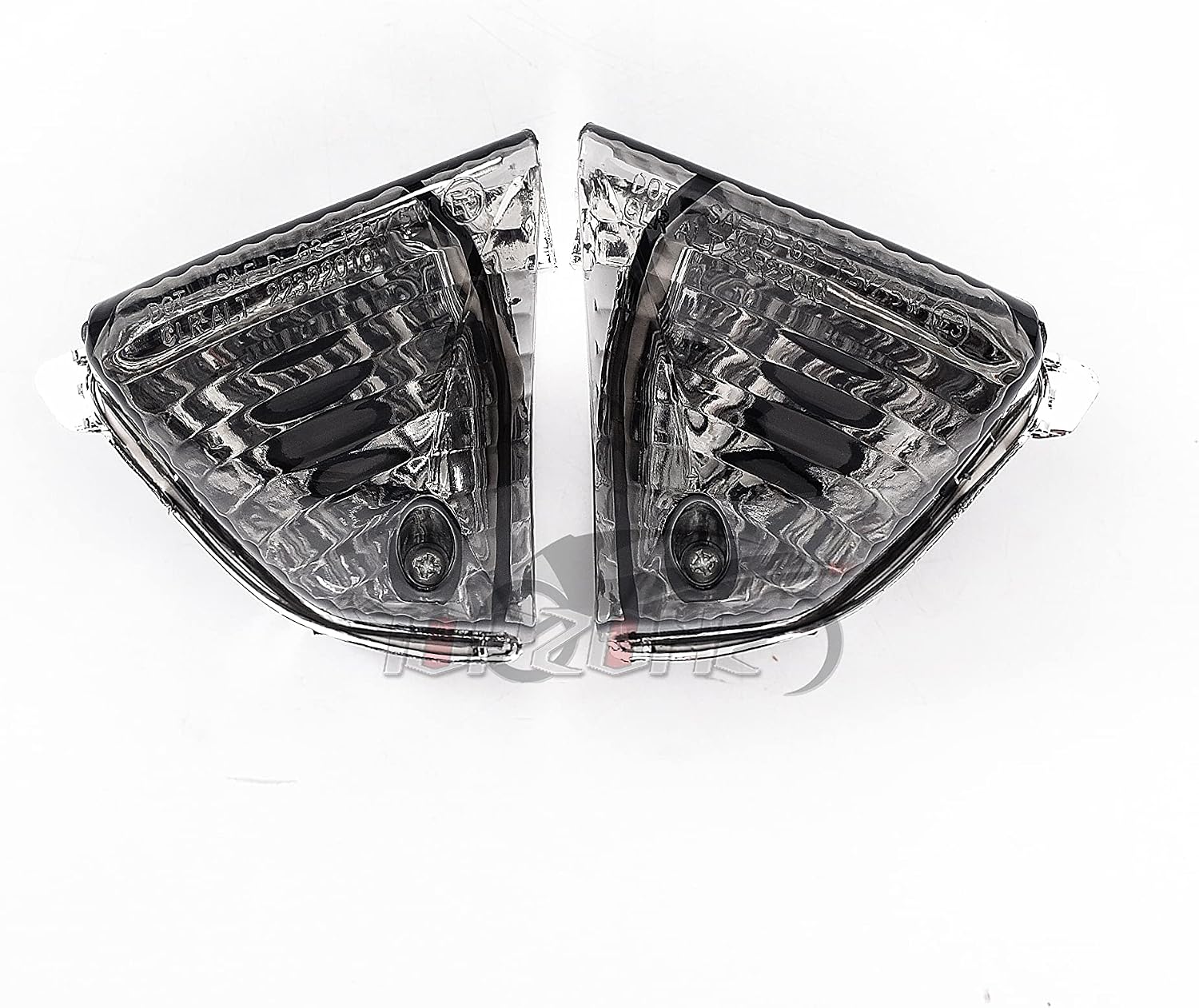 TOPZONE Fit for Suzuki 2005-2006 GSXR1000, 2006-2007 GSXR600/750; Rear Indicators Turn Signal Light Blinker Lamp Lens (Smoke Color, Lens only)