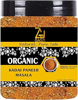 GAGZI Natural Spice Kadai Paneer Masala 200 Gram | (Packing May Be Vary) Pack Of 1