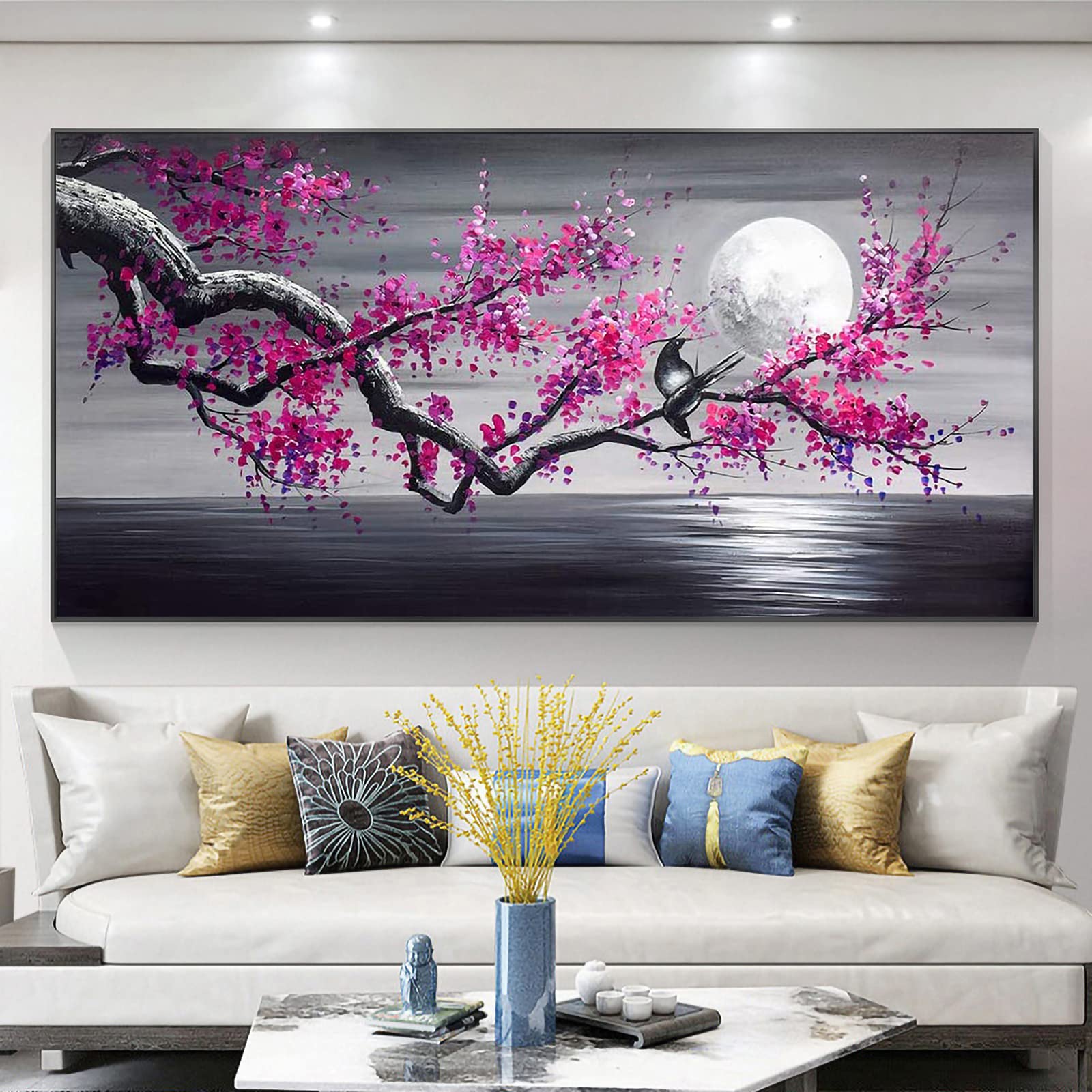 Diamond Painting Fleur Diamond Painting Adulte Grand Format 150x60 Cm