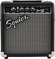 Vista 7 de Paquete de guitarra Squier by Fender Stratocaster para principiantes, diapasón de laurel, color marrón Sunburst, con bolsa Gig Bag, amplificador