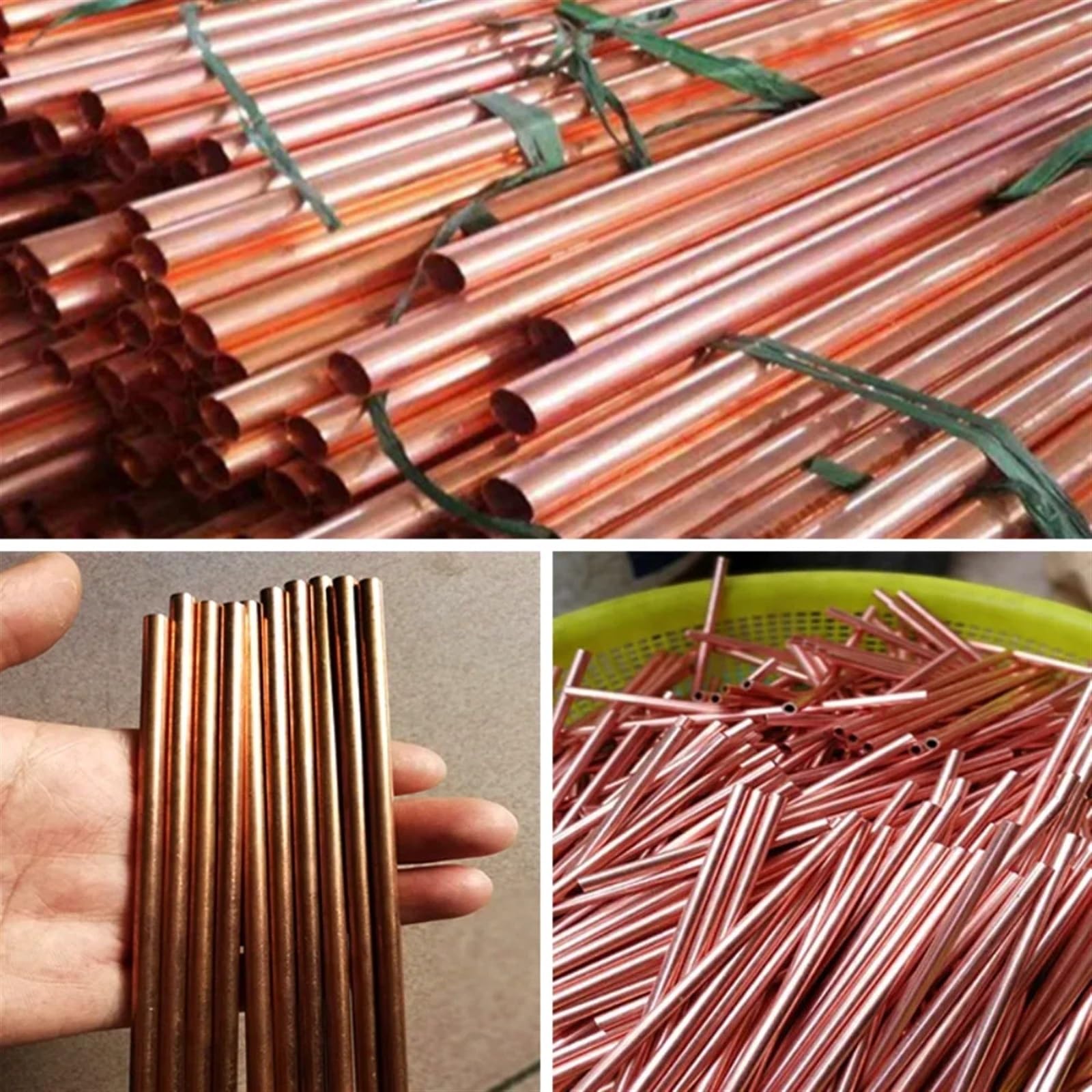 Rura miedziana 1mm grubość ścianki 3-30mm średnica zewnętrzna 300mm 500mm długość pusta prosta okrągła rurka rura miedziana (Color : 500mm, Size : OD 28 x ID 26mm)