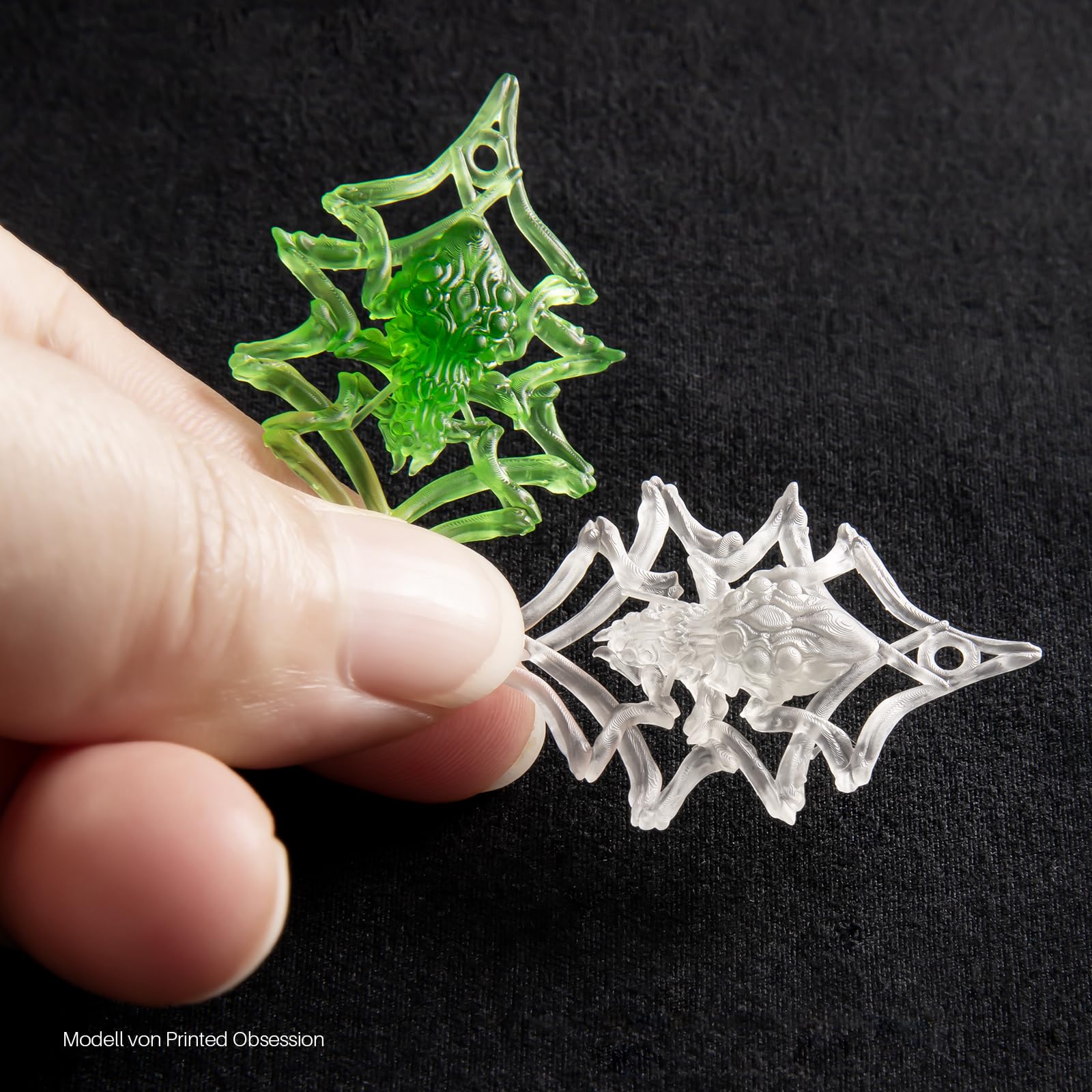 ELEGOO Standard 3D Drucker Resin auf Pflanzlicher Basis mit Extrem Geringem Geruch und Hoher Präzision, 405 nm UV Photopolymerharz, Schnelle Aushärtung Harz für Resin 3D Drucker Klargrün 1000g