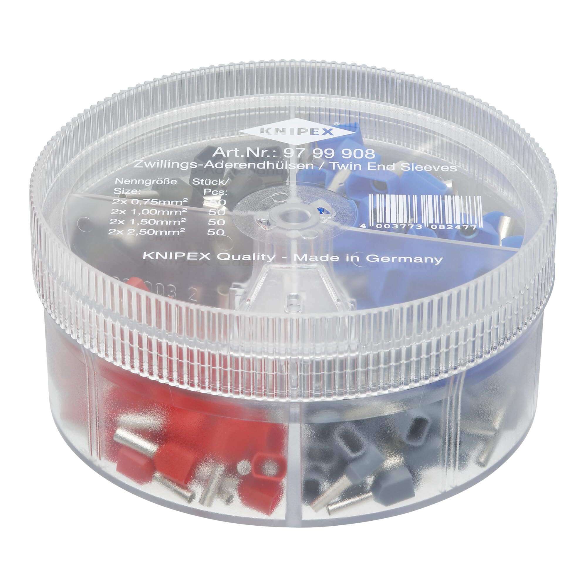Knipex Assortment Boxes with Twin wire ferrules 97 99 908 - Amazon.com
