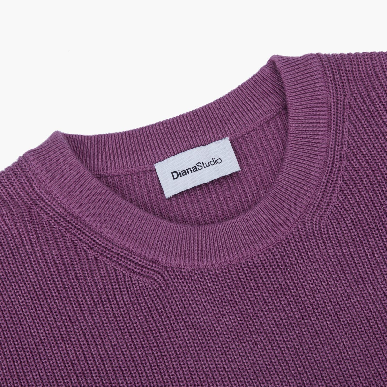 Diana Studio, Girocollo in Maglia - Uomo, 100% Cotone, Maniche Lunghe, Regular Fit