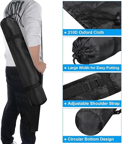 Miniatura 3 de PATIKIL Bolsa de repuesto para silla ultra pequeña de 28 pulgadas, bolsa de almacenamiento plegable con correa para el hombro para viajes al aire