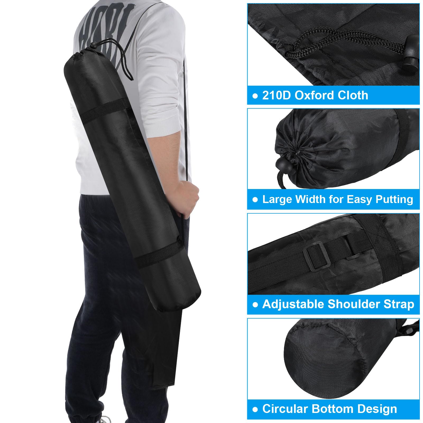 Custodia Per Treppiede PATIKIL - Nylon Imbottito, 70x13 Cm, Per Attrezzatura Foto/Luci