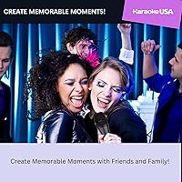 Vista 6 de Karaoke USA Micrófono dinámico profesional M187 (cableado), negro